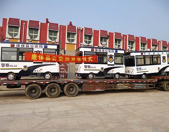 康?？h公安局發(fā)車儀式