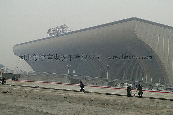 石家莊新火車在今日啟用，躍迪移動(dòng)警務(wù)為安保提供保障