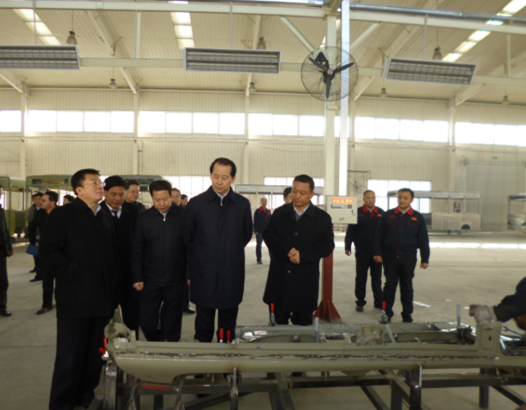 1月22日，石家莊市委副書記、市長王亮到我公司調(diào)研調(diào)研