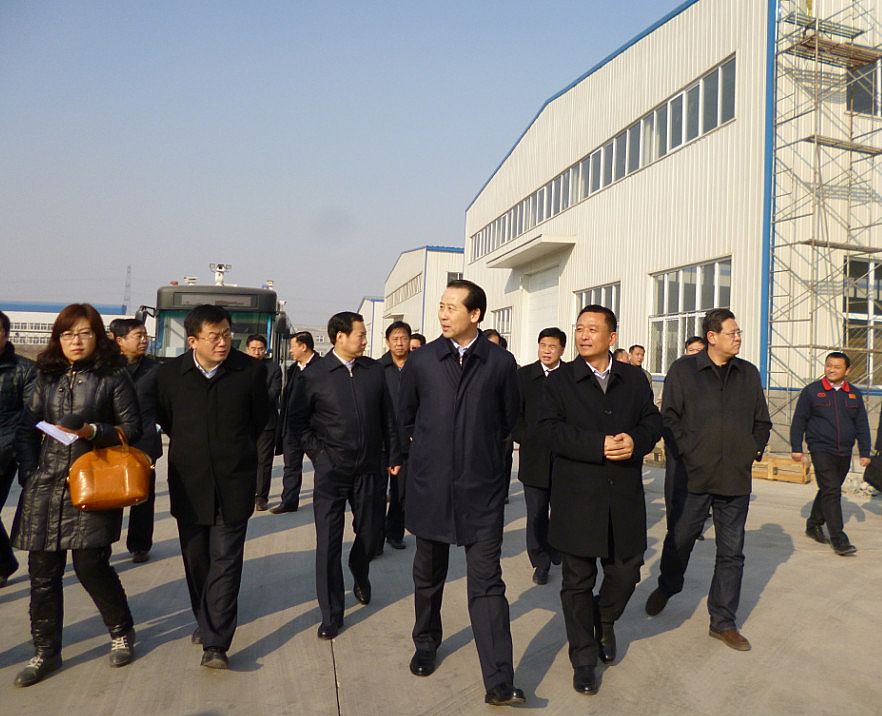 1月22日，石家莊市委副書記、市長王亮到我公司調(diào)研調(diào)研