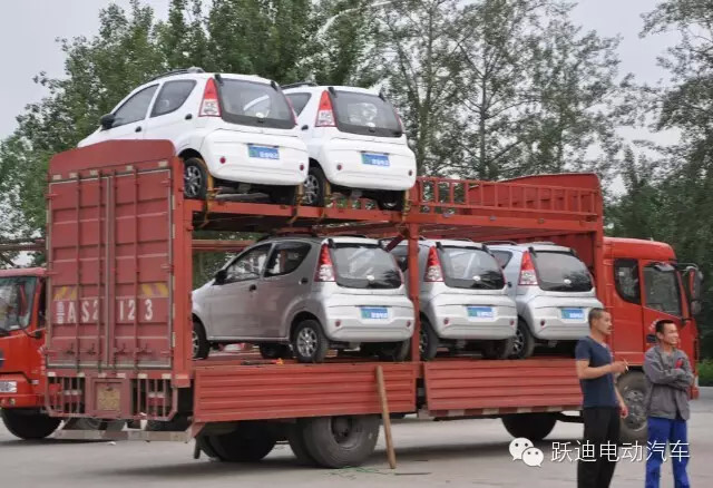 躍迪電動(dòng)汽車(chē)，總裝下線發(fā)車(chē)湖南