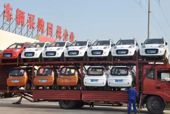 躍迪電動(dòng)汽車批量發(fā)車保定——“足跡”遍布全國