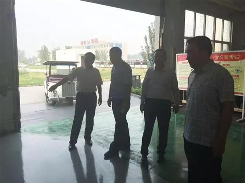 曹印忠大隊長到躍迪集團實地視察