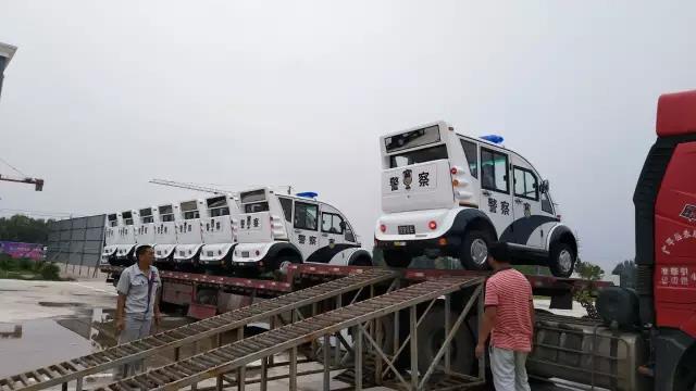 【助力城市發(fā)展】批量躍迪電動(dòng)警用巡邏車發(fā)往重慶