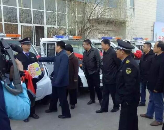 躍迪電動巡邏車新裝上陣，開啟滕州食藥監(jiān)體系新征程