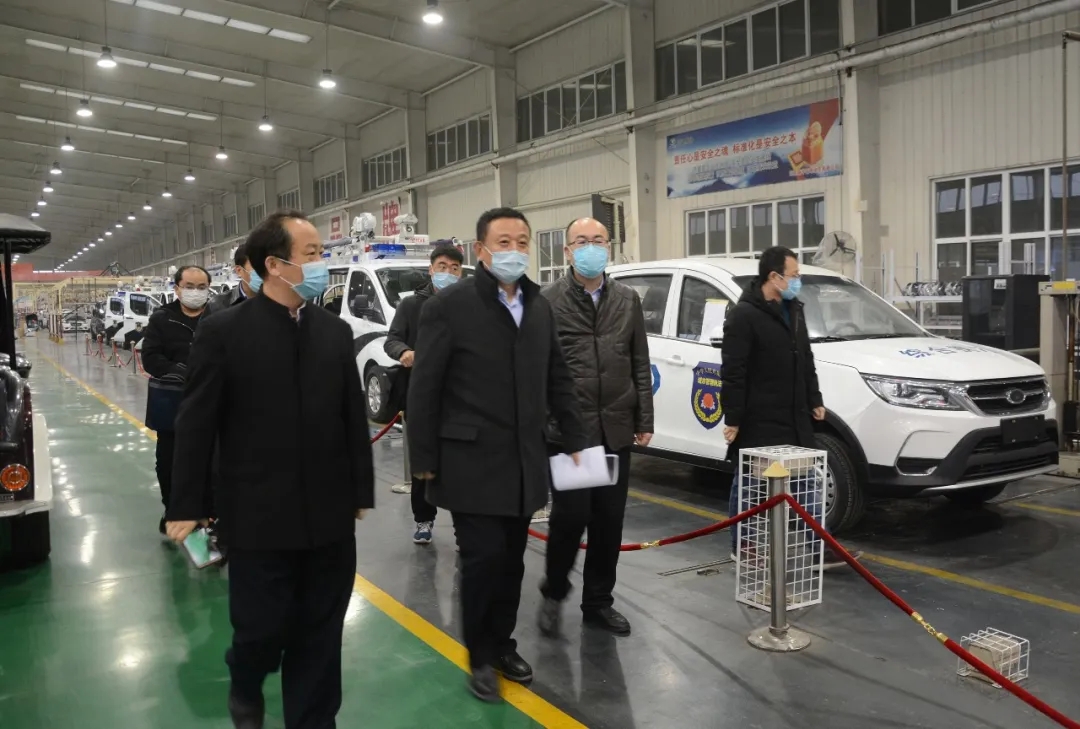 河北省工信廳廳長(zhǎng)龔曉峰蒞臨躍迪集團(tuán)考察防疫工作站生產(chǎn)情況
