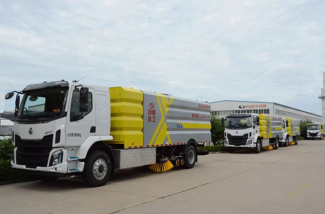 經濟高效 節(jié)能降耗丨躍迪純電動洗掃車