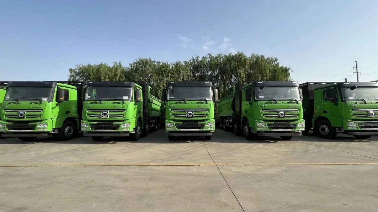 零污染、零排放--躍迪集團(tuán)新能源自卸渣土車