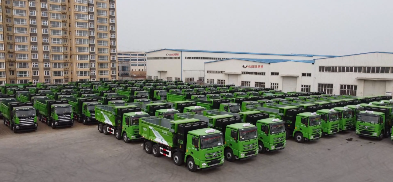 性能無敵，綠色出擊-躍迪新能源渣土自卸車